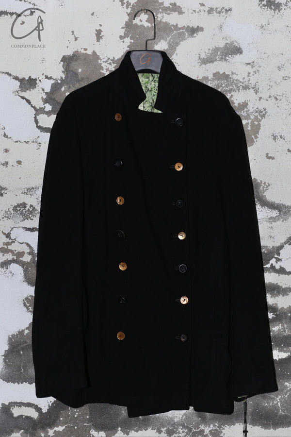 GEOFFREY B. SMALL Double-breasted cashmere jacket Silk printed lining Unisex GBS-MMJ06special2-RHCRZSCL MMJ06 Color 7 MMJ06